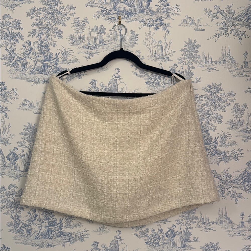 Elegant Cream Skort